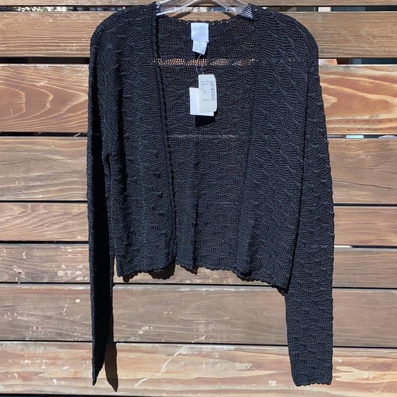 Vintage Mary Jane Marcasiano Crochet Top and Cardigan Set - L - Picture 5 of 11